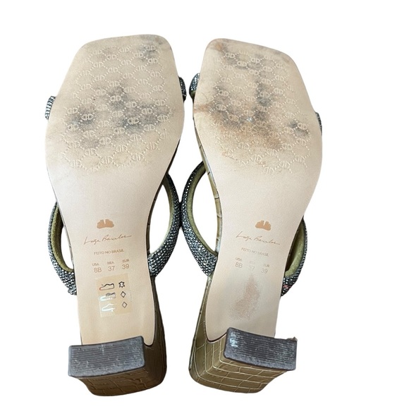 Luiza Barcelos Green Block Heel - Picture 6 of 6